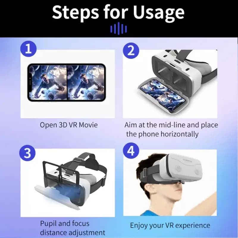 عینک واقعیت مجازی وی آر شاینکن مدل SHINECON VR SC-G15 — تصویر ۴