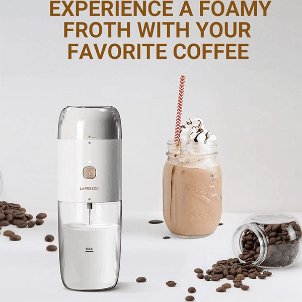 آسیاب و فوم ساز شیر لپرسو مدل LePresso 2 in 1 Coffee Grinder and Milk Frothing — تصویر ۴