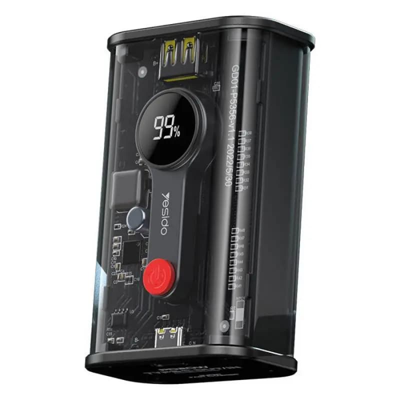 پاوربانک 22.5W یسیدو 10000 میلی آمپر ساعت مدل YESIDO YP35 POWER BANK