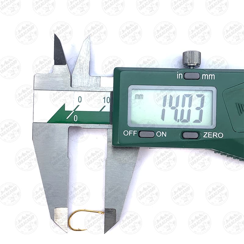 قلاب دوئل طلایی هایپر کربن ژاپن سایز۲ بسته۱۰ عددی DUEL HYPER CARBON GOLD SIZE 2 — تصویر ۲