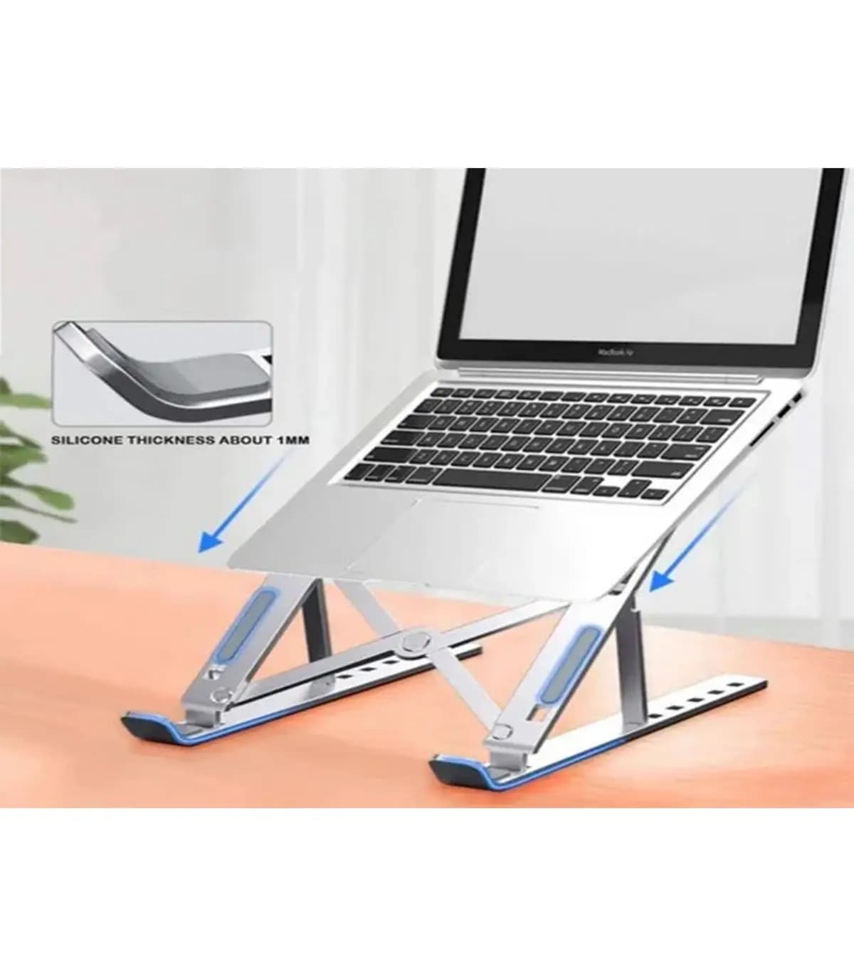 هولدر فلزی لپ تاپ گرین مدل GREEN X-FOLDABLE LAPTOP STANDER — تصویر ۲