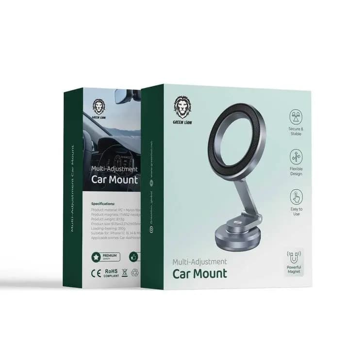 هولدر مگنتی داشبورد گرین مدل GREEN CAR MOUNT MULTI ADJUSTMENT — تصویر ۳