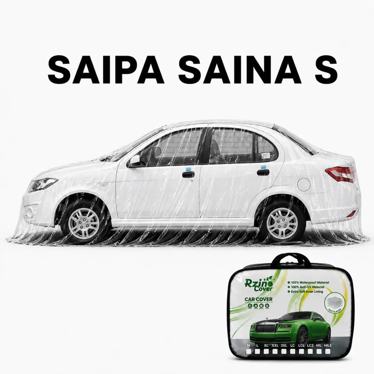چادر 4 فصل چند لایه سایپا ساینا S آذین روکش