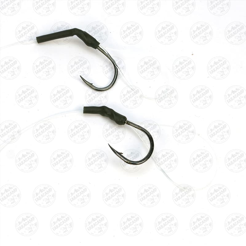 ریسه کپوری مویی نخ فلوروکربن لومینوس ۱۵ سانتیمتر Hair Rig Carp fishing — تصویر ۶