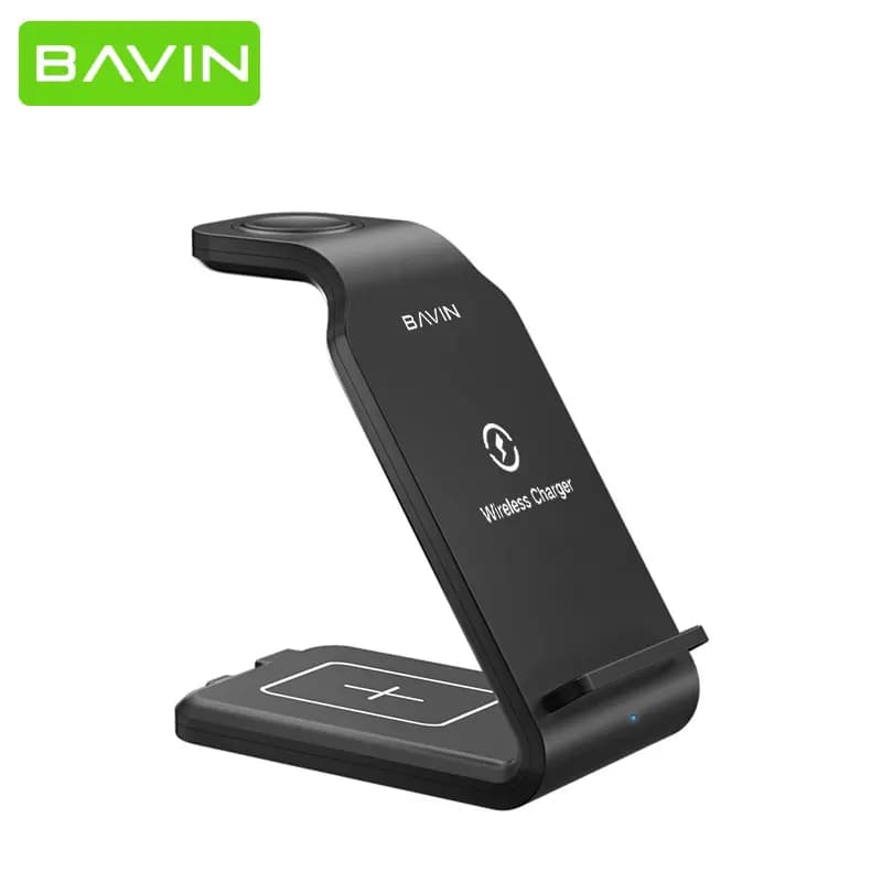 شارژر 3کاره وایرلس باوین مدل BAVIN PC055 Wireless charger 3-IN 1 — تصویر ۴
