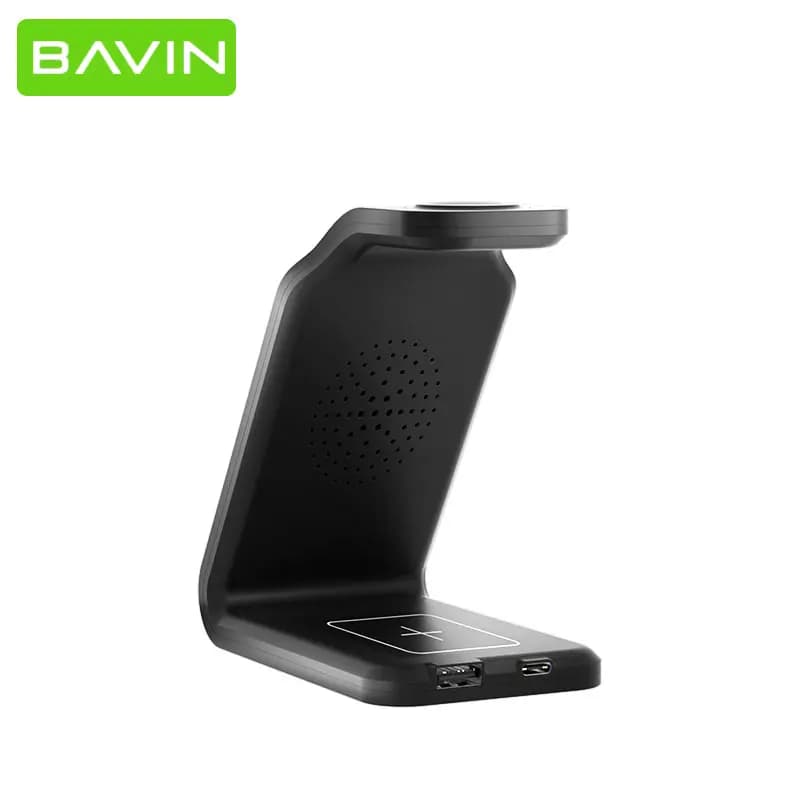 شارژر 3کاره وایرلس باوین مدل BAVIN PC055 Wireless charger 3-IN 1 — تصویر ۲