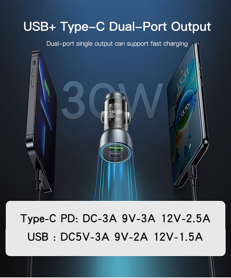 شارژر فندکی یسیدو مدل YESIDO Y49 SUPER FAST 18W — تصویر ۳