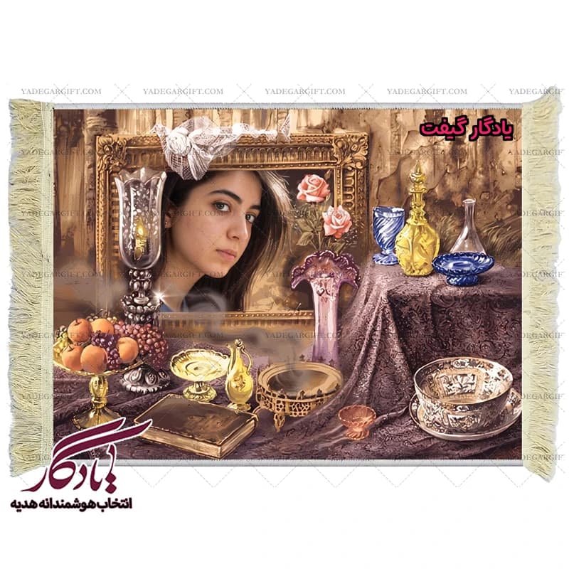 تابلو فرش ایرانی طرح هفت سین کد i36