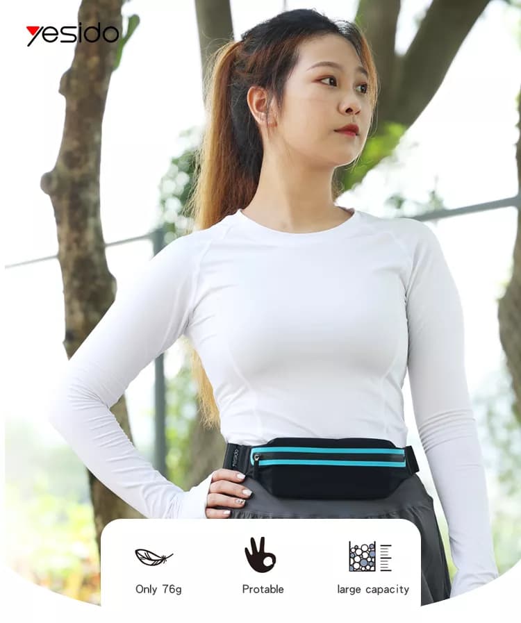 کیف کمری ورزشی ضد آب یسیدو مدل YESIDO WB13 WAIST BAND — تصویر ۲