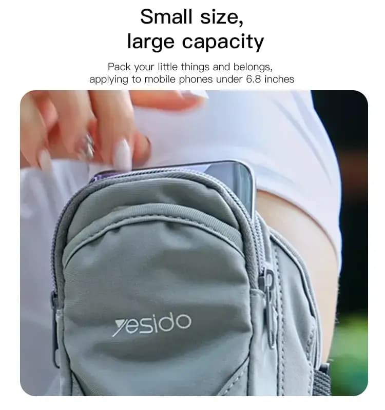 کیف بازو بند یسیدو مدل YESIDO WB12 ARMBAND BAG — تصویر ۲