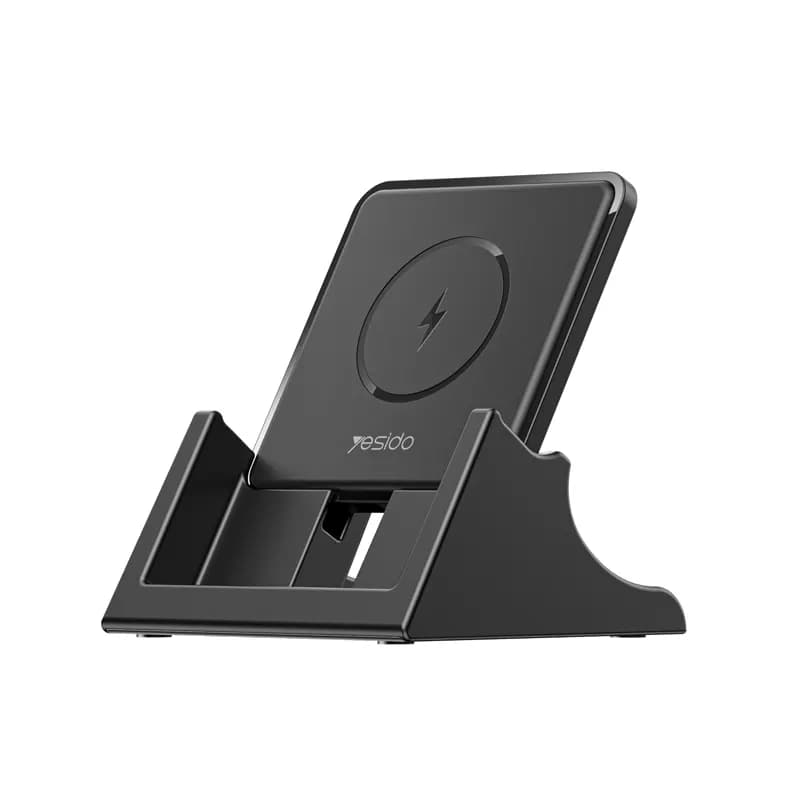 هولدر و شارژر وایرلس رومیزی یسیدو مدل YESIDO DS15 DESKTOP WIRELESS