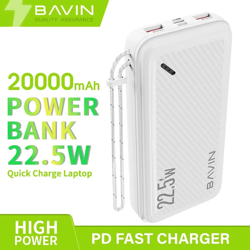 پاور بانک فست شارژ 20000 باوین مدل BAVIN PC031 22.5W — تصویر ۵