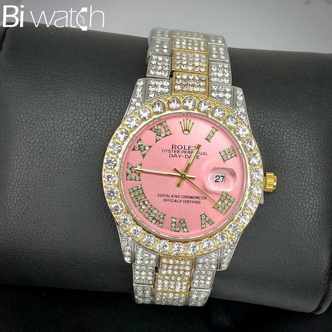 ساعت مچی فول نگین رولکس Rolex Full Diamonds 6376R