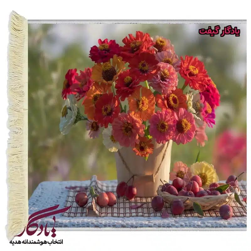 تابلو فرش طرح گل کوکب آهاری کد g06 — تصویر ۲