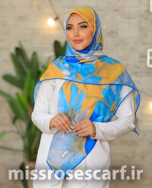 روسری نخی طرح گلفام