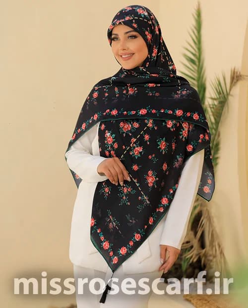 روسری نخی طرح روشا