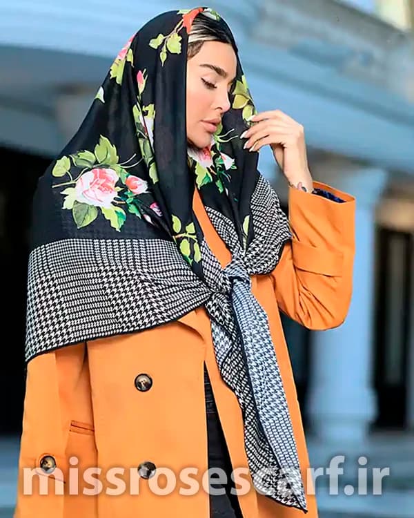 روسری نخی طرح مینیمال — تصویر ۳