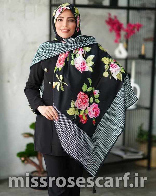 روسری نخی طرح مینیمال