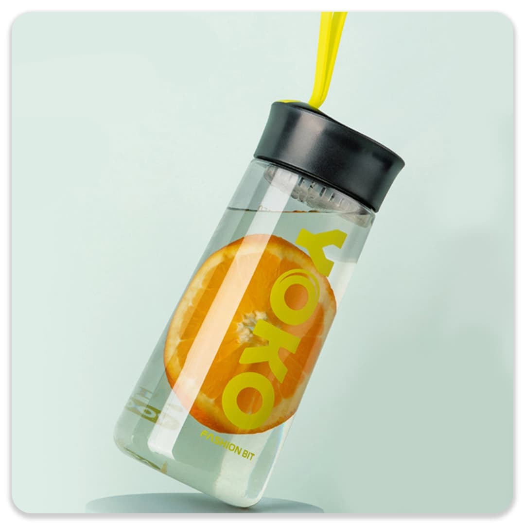 قمقمه رنگی 450 میلی YOKO(رندوم) — تصویر ۵