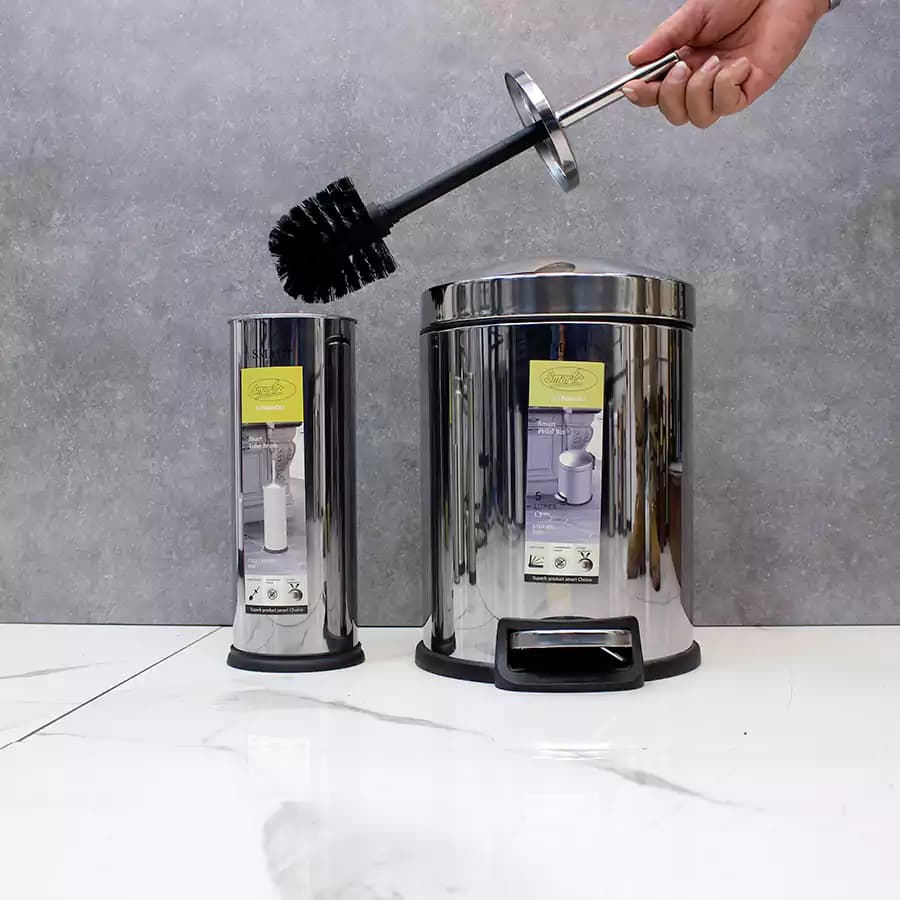 سطل و برس 5 لیتر پدالی SMART (3105 crom)