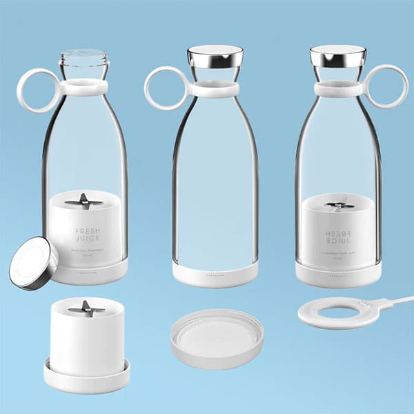 شیکر قابل حمل Fresh Juice مدل Mini Fruit Blender با ظرفیت 350 میلی لیتر — تصویر ۳