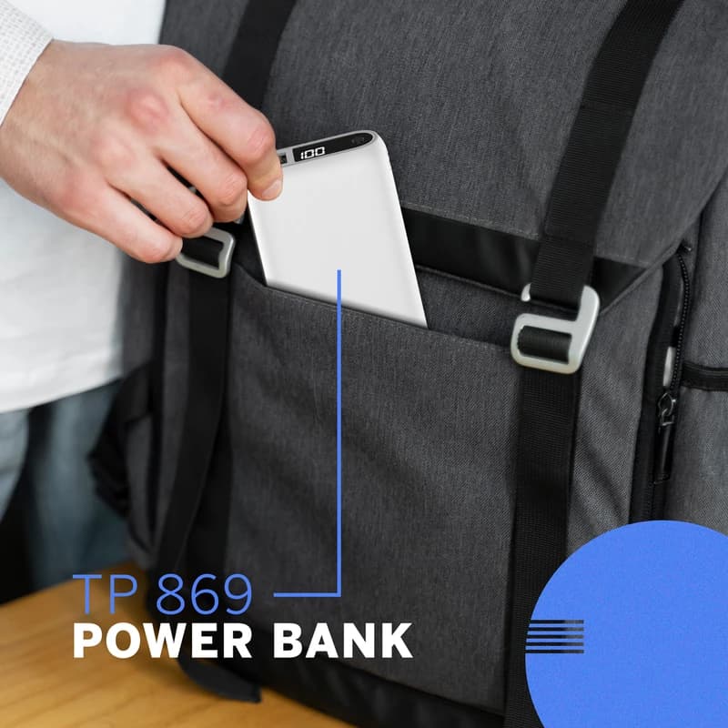 پاور بانک تسکو مدل TP 869، ظرفیت 20000 میلی‌آمپر — تصویر ۸