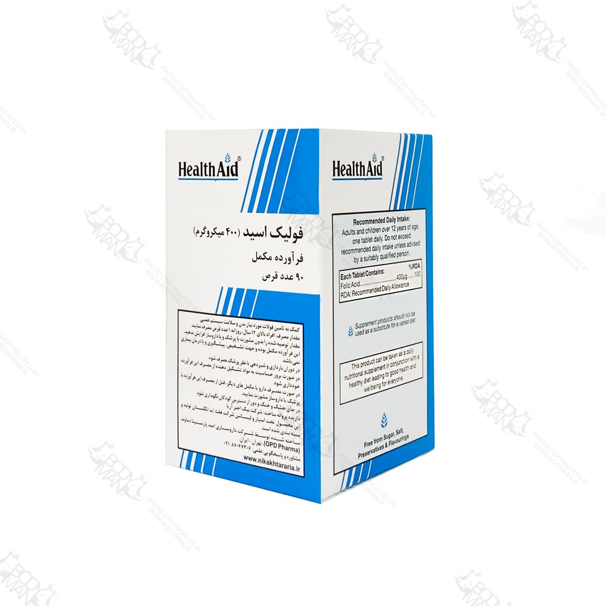 فولیک اسید 400 هلث اید | HealthAid Folic Acid 400 — تصویر ۲