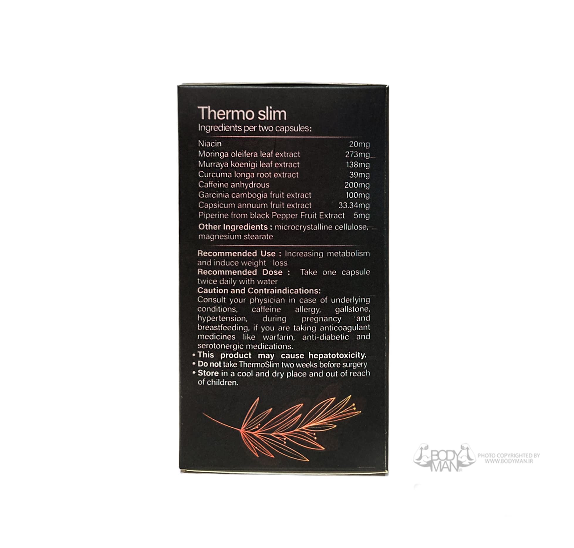 چربی سوز ترمو اسلیم | Thermo Slim Fatburner — تصویر ۵