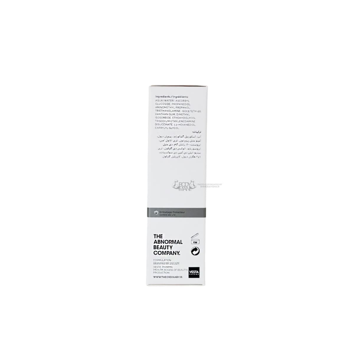 سرم آسکوربیل گلوکوزاید دی اوردینری | The Ordinary Ascorbyl Glucoside Solution 12% — تصویر ۳