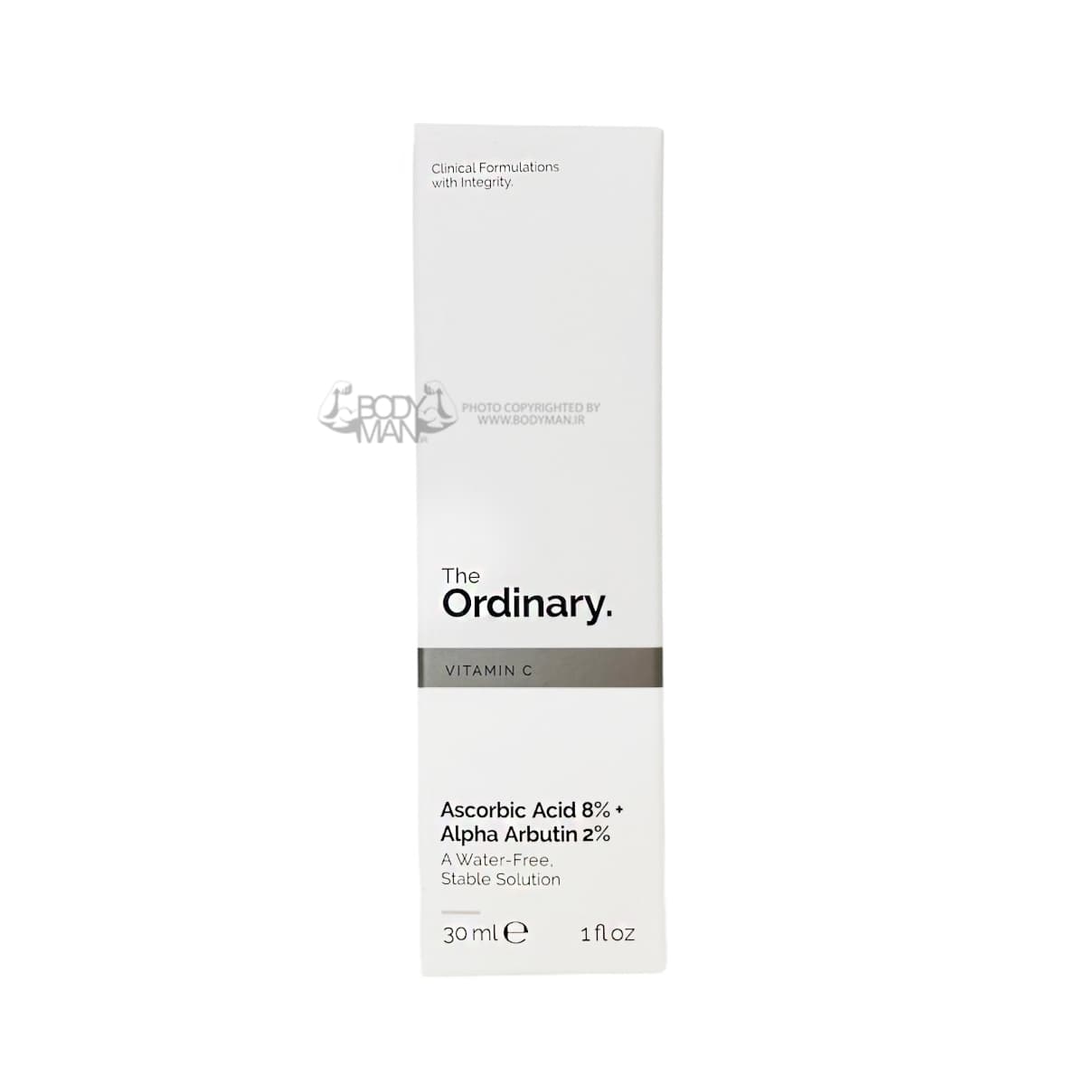 سرم آسکوربیک اسید + آلفا آربوتین دی اوردینری | The Ordinary Acide Ascorbique 8% + Alpha Arbutine 2%