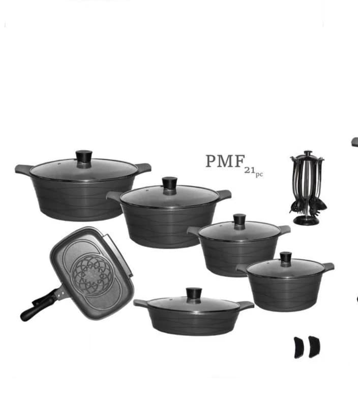سرویس قابلمه چدن ۲۱ پارچه PMF