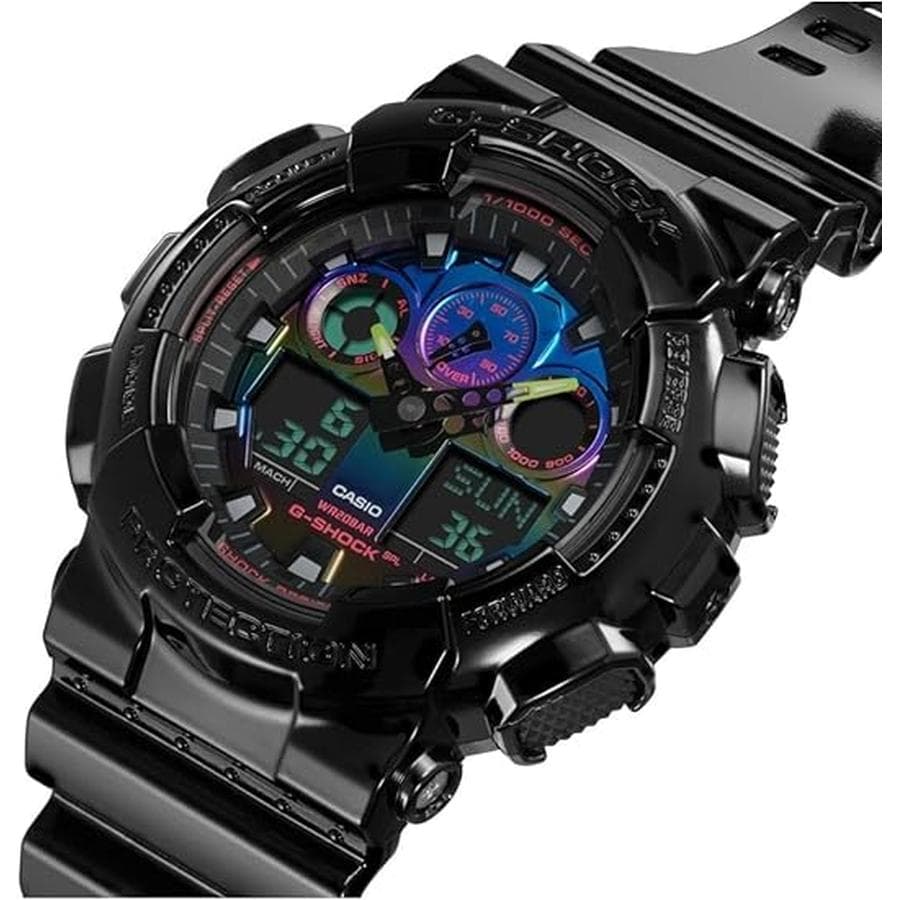 ساعت مچی مردانه کاسیو (GA-100RGB-1ADR) Casio G-Shock — تصویر ۲