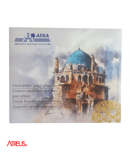 آبرنگ 18رنگ افرا AFRA