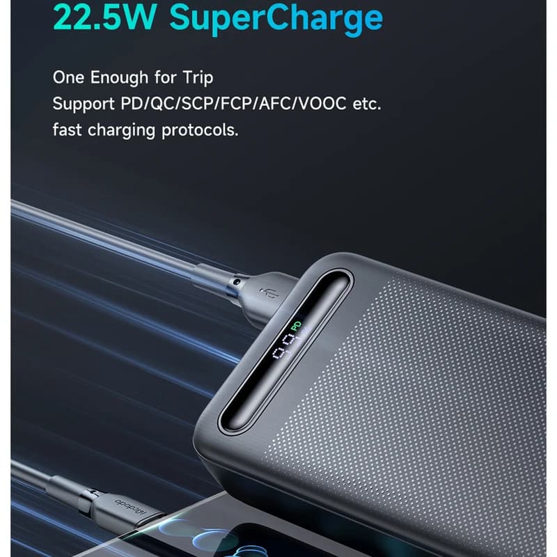 پاوربانک مک دودو 22.5W مدل MC-389 ظرفیت 20000 میلیآمپر — تصویر ۷