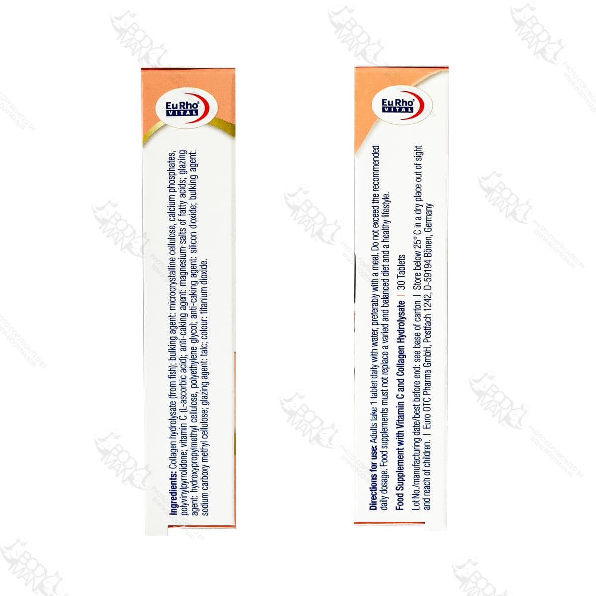 کلاژن ۱۰۰۰ یورو ویتال | EuRho® Vital Kollagen 1000mg — تصویر ۲