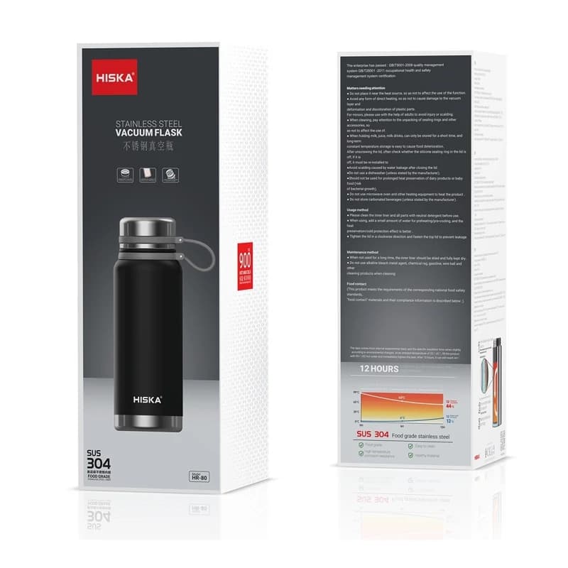 فلاسک 900 میلی هیسکا مدل HR-80 — تصویر ۸