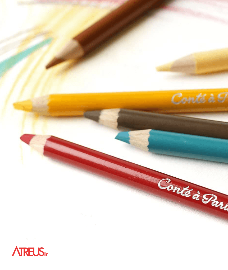 مداد پاستل 12 رنگ کنته پاریس Conte a Paris Pastel Pencils — تصویر ۳