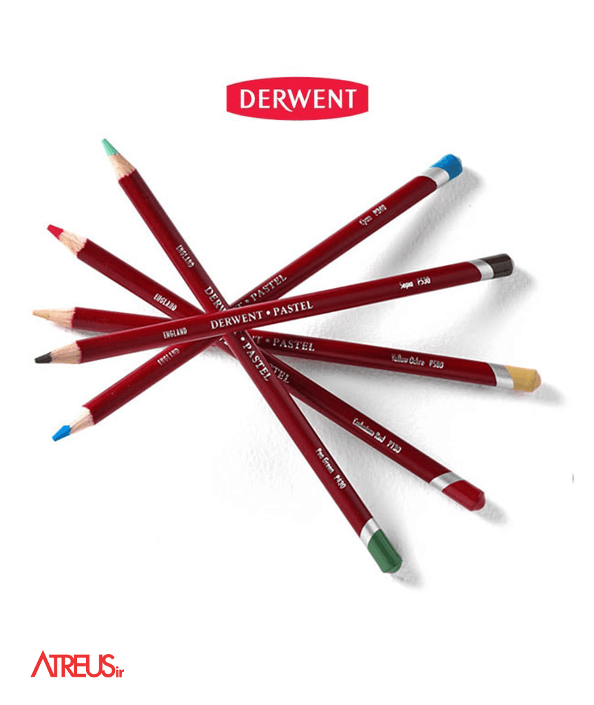 پاستل مدادی 12 رنگ درونت derwent pastel — تصویر ۲
