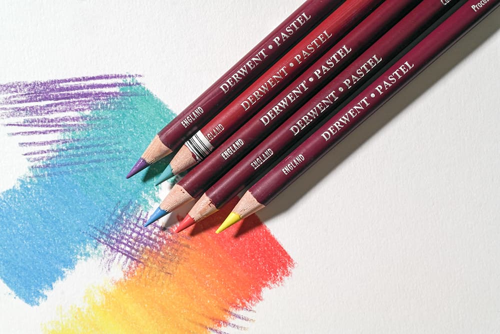 پاستل مدادی 12 رنگ درونت derwent pastel — تصویر ۳