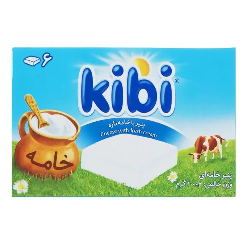 پنیر خامهای اکو 6 عددی کیبی 100 گرم