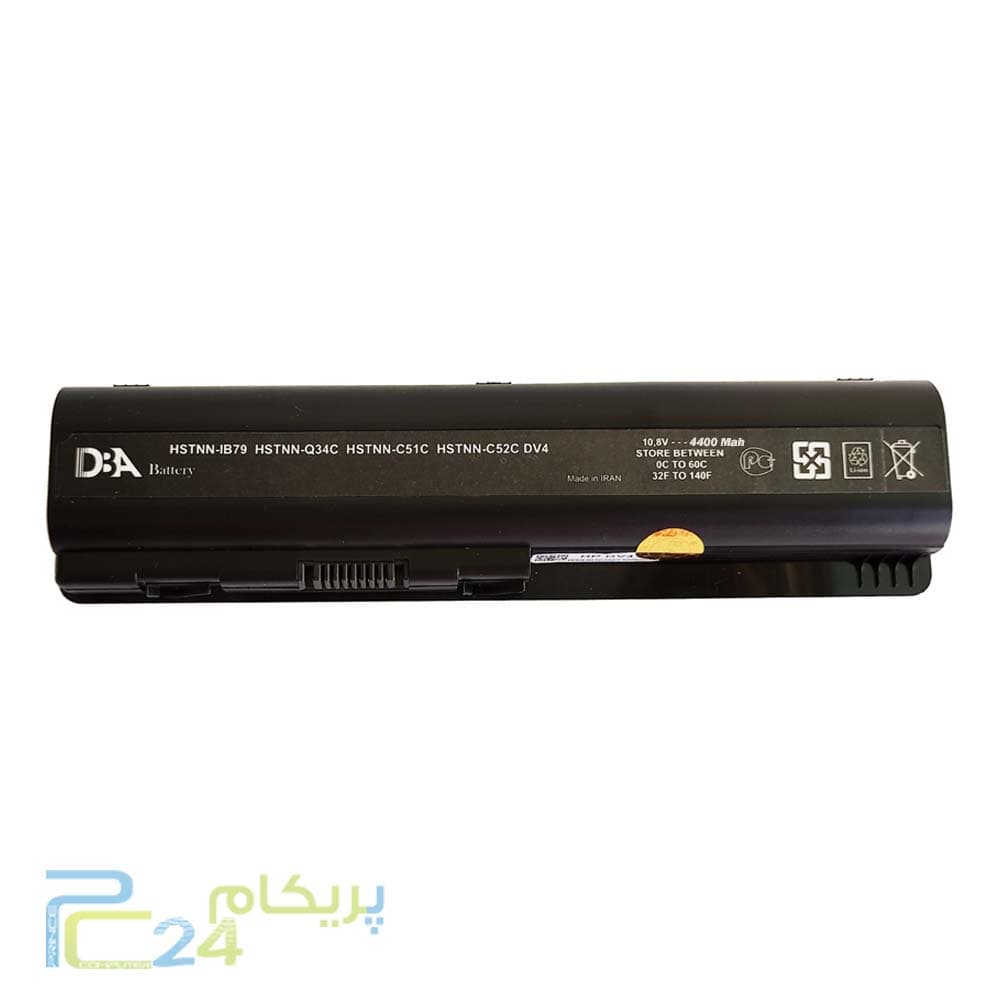 باتری لپ تاپ اچ پی Pavilion DV4 6Cell / 4400mAh — تصویر ۳