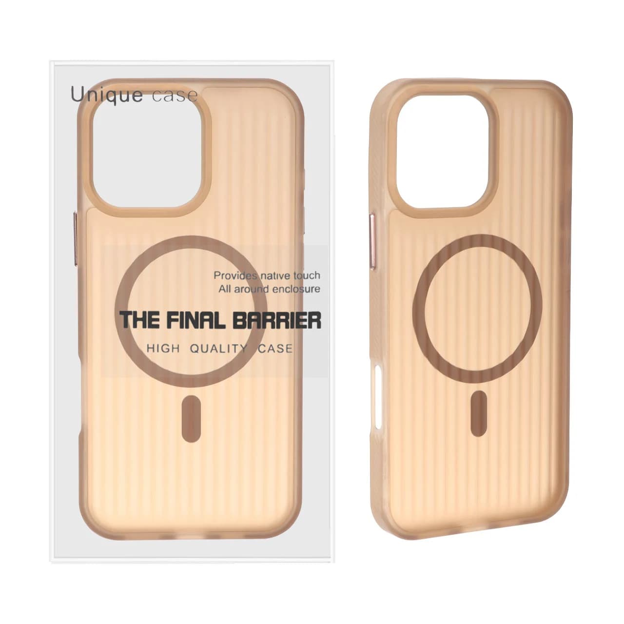 قاب اورجینال Unique Case کرکره ای مات MagSafe مدل Apple iPhone 16 Pro Max — تصویر ۲