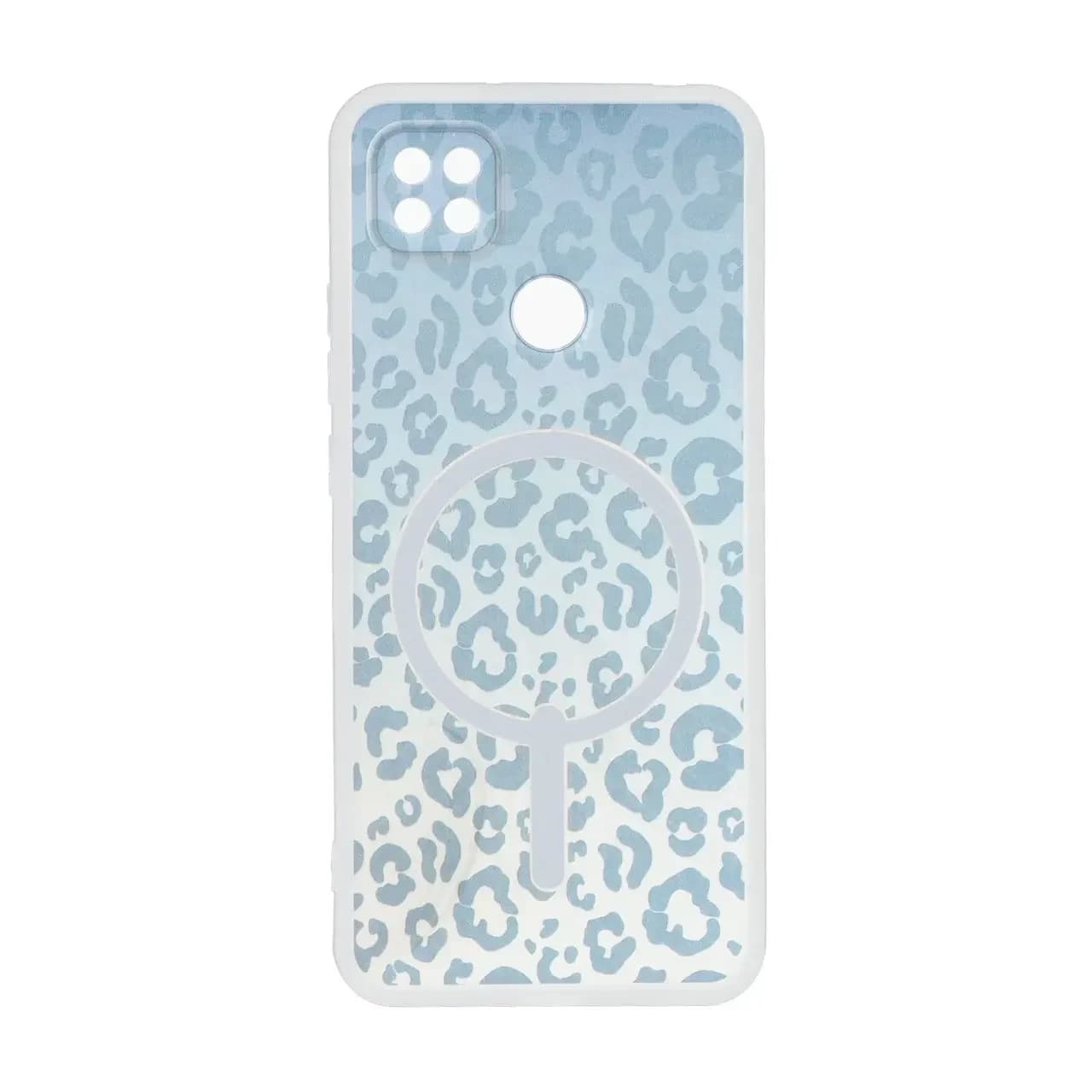 قاب ژله ای پلنگی طرح مگ سیف دور مات محافظ لنزدار Xiaomi Redmi 10A / Redmi 9C / Poco C31