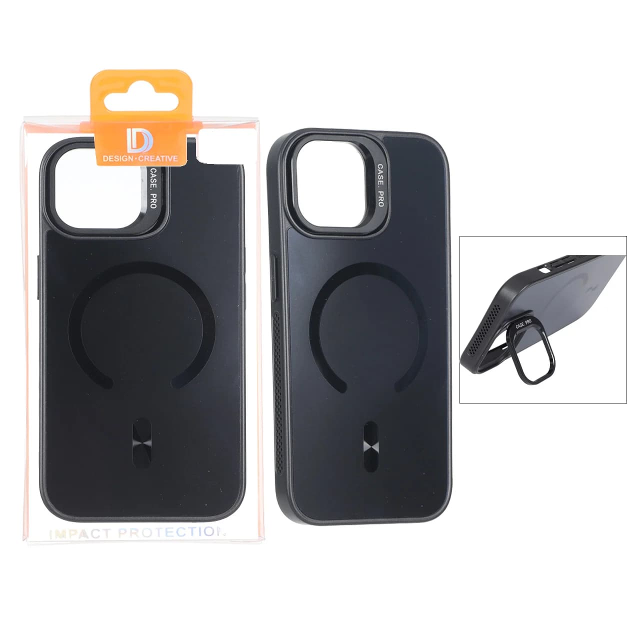 قاب اورجینال PVD Case Pro استندشو MagSafe مدل Apple iPhone 15 / iPhone 14 / iPhone 13