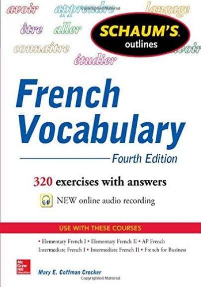 کتاب Schaum’s Outlines French Vocabulary 4th
