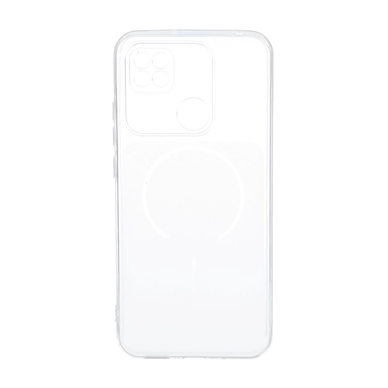 قاب ژله ای شفاف مستطیلی طرح مگ سیف محافظ لنزدار Xiaomi Redmi 10A / Redmi 9C / Poco C31 — تصویر ۲