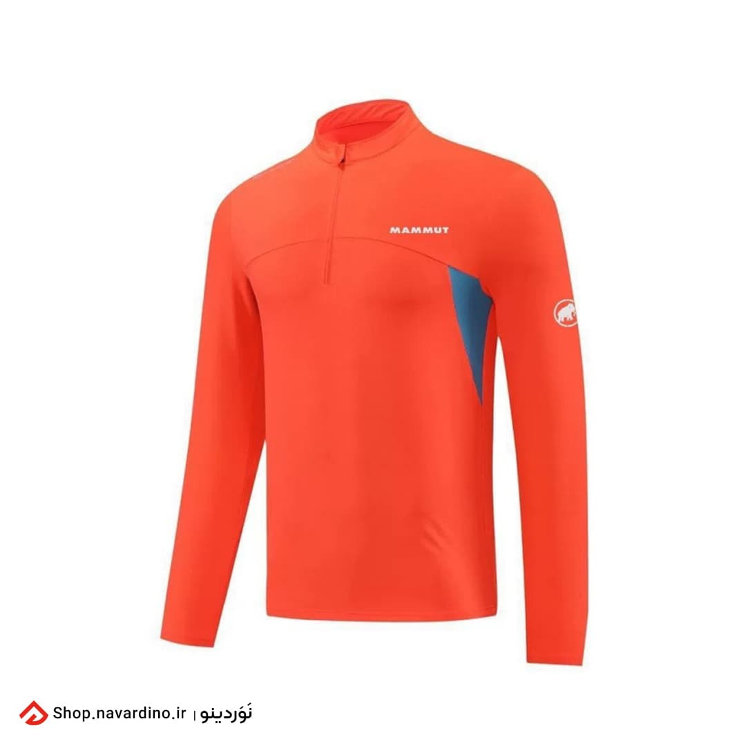 بلوز نیم زیپ کوهنوردی ماموت مدل MAMMUT MT22109 — تصویر ۲