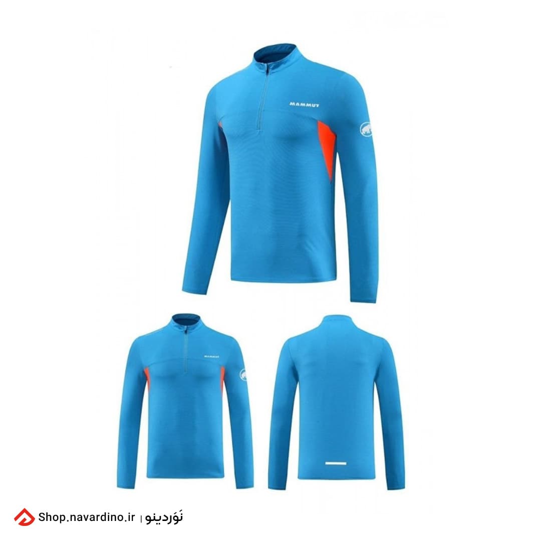 بلوز نیم زیپ کوهنوردی ماموت مدل MAMMUT MT22109 — تصویر ۶