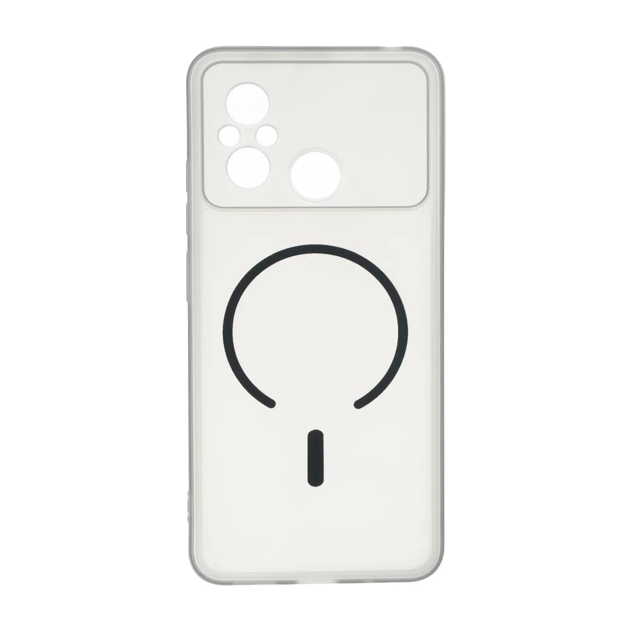 قاب ژله ای مات طرح مگ سیف Power محافظ لنزدار Xiaomi Redmi 12C / Redmi 11A / Poco C55