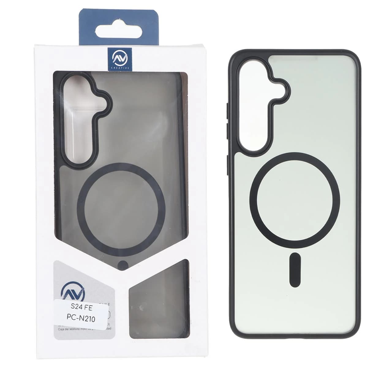 قاب Unique Case مات دودی MagSafe مدل Samsung Galaxy S25 FE – مشکی (پک دار)